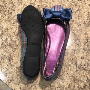 EUC coach poppy ballerina slip on shoes